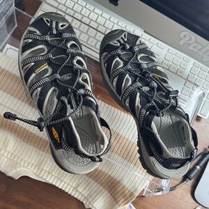 Keen Black and Gray Hiking Sandals